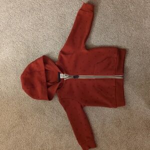 Carter's Red with Blue Shapes Zip Jacket